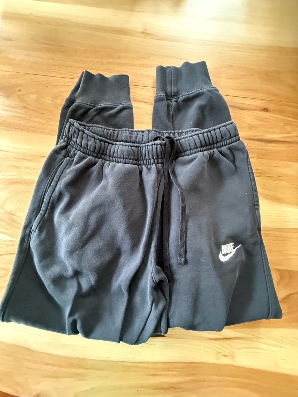 NIKE Women's Black Elastic-Waist Sweatpants - Size Small